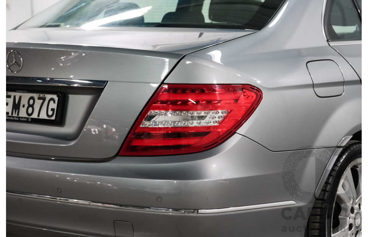 5/2011 Mercedes-Benz C250 Elegance BE W204 MY11 4d Sedan Palladium Silver Metallic Turbo 1.8L