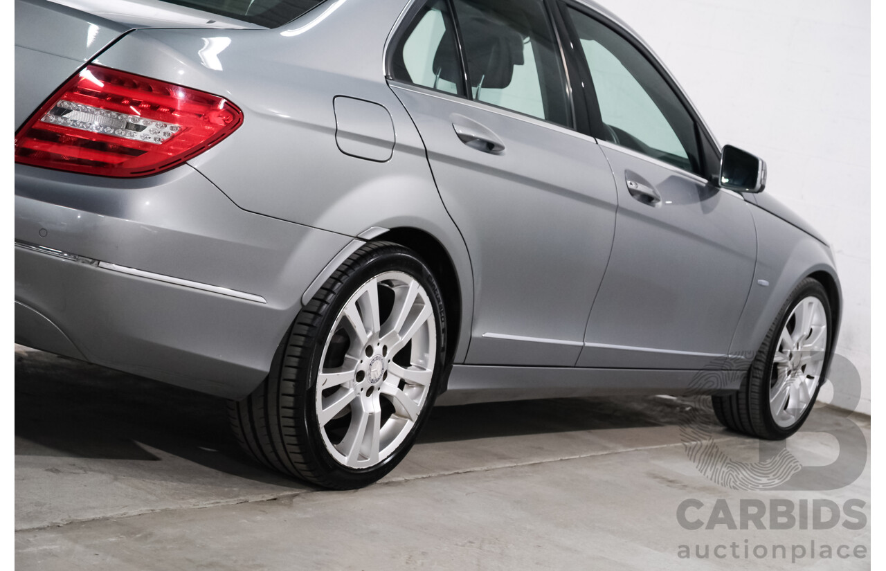 5/2011 Mercedes-Benz C250 Elegance BE W204 MY11 4d Sedan Palladium Silver Metallic Turbo 1.8L