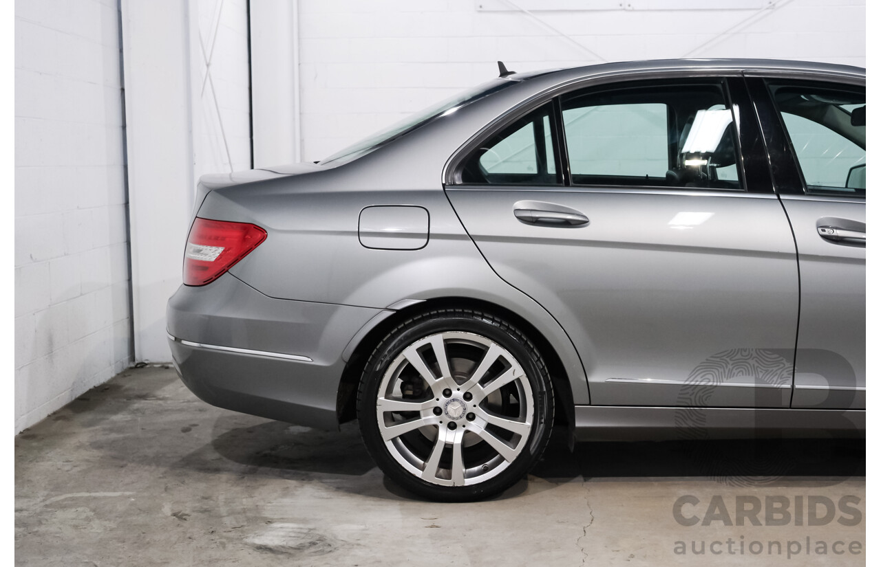 5/2011 Mercedes-Benz C250 Elegance BE W204 MY11 4d Sedan Palladium Silver Metallic Turbo 1.8L
