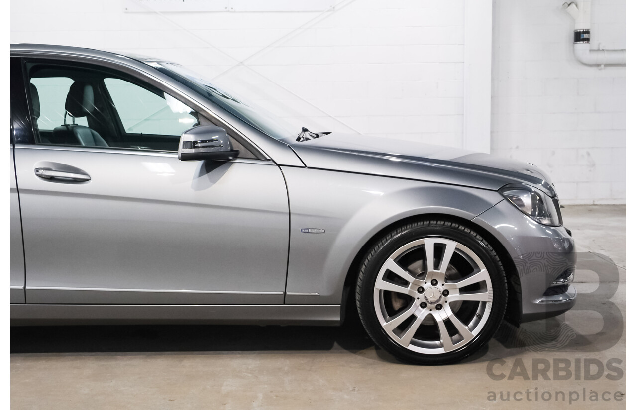 5/2011 Mercedes-Benz C250 Elegance BE W204 MY11 4d Sedan Palladium Silver Metallic Turbo 1.8L