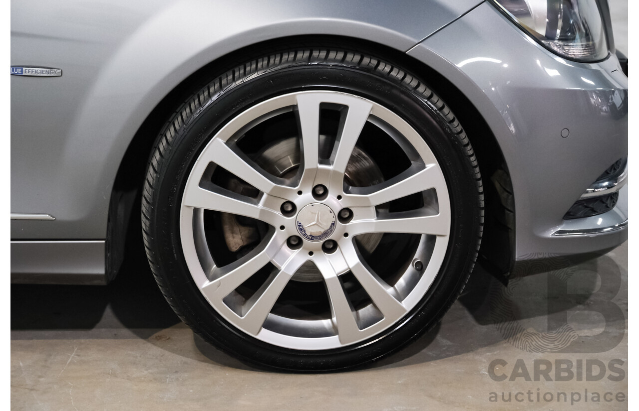 5/2011 Mercedes-Benz C250 Elegance BE W204 MY11 4d Sedan Palladium Silver Metallic Turbo 1.8L