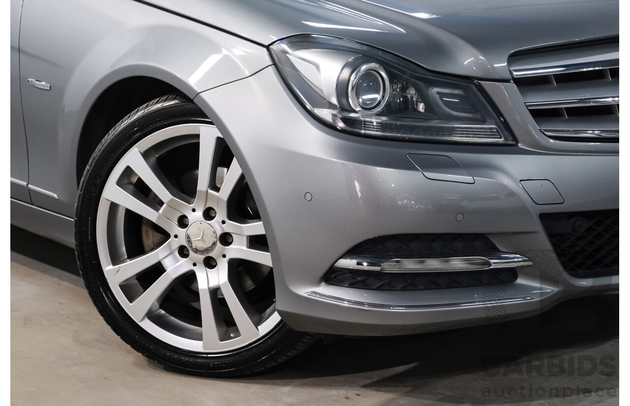5/2011 Mercedes-Benz C250 Elegance BE W204 MY11 4d Sedan Palladium Silver Metallic Turbo 1.8L