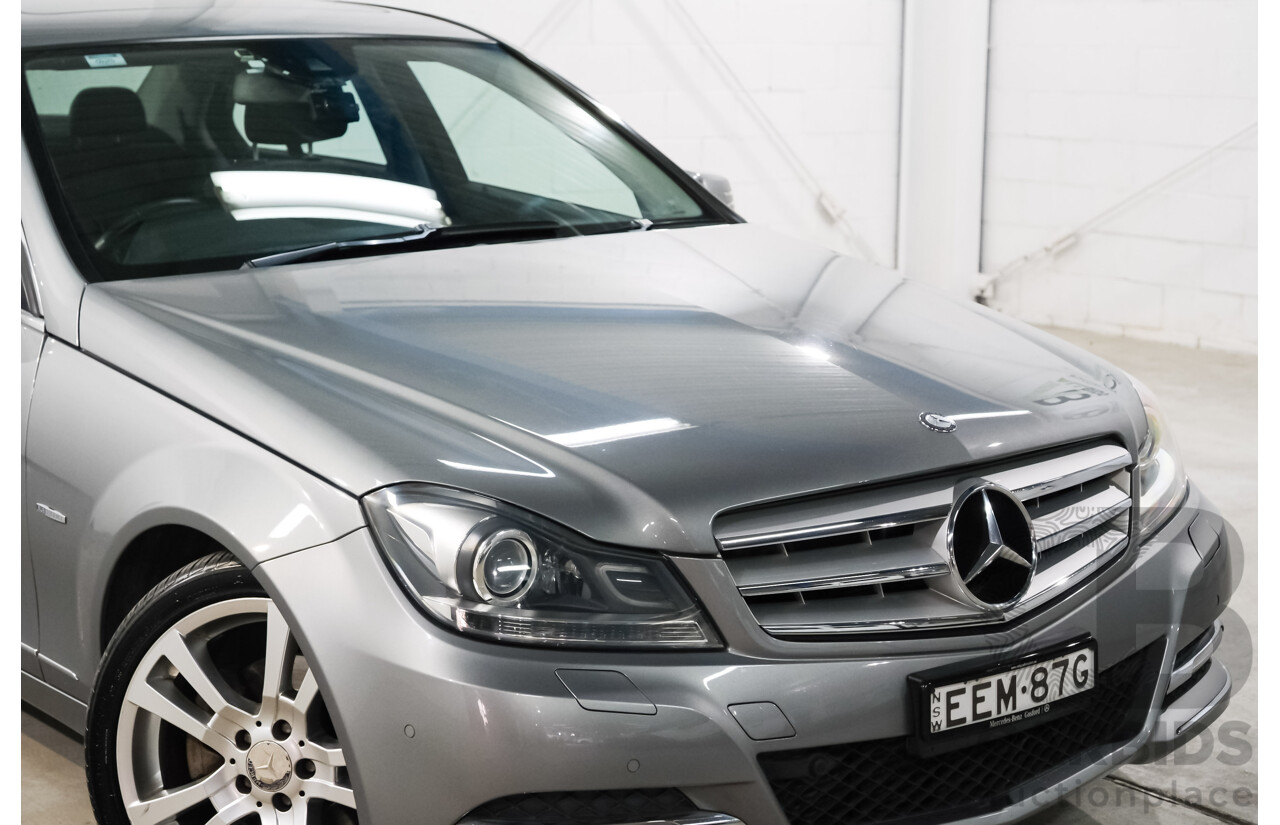5/2011 Mercedes-Benz C250 Elegance BE W204 MY11 4d Sedan Palladium Silver Metallic Turbo 1.8L