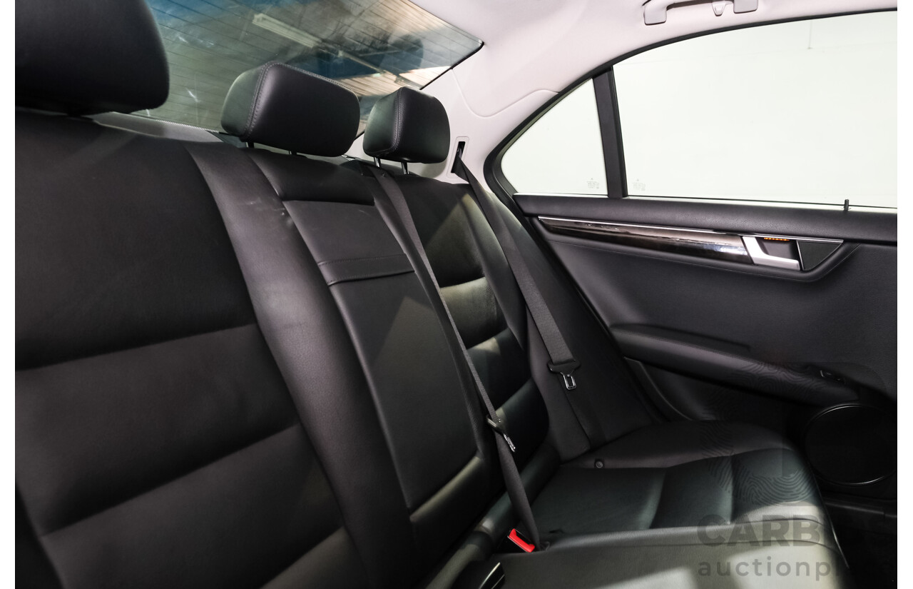5/2011 Mercedes-Benz C250 Elegance BE W204 MY11 4d Sedan Palladium Silver Metallic Turbo 1.8L