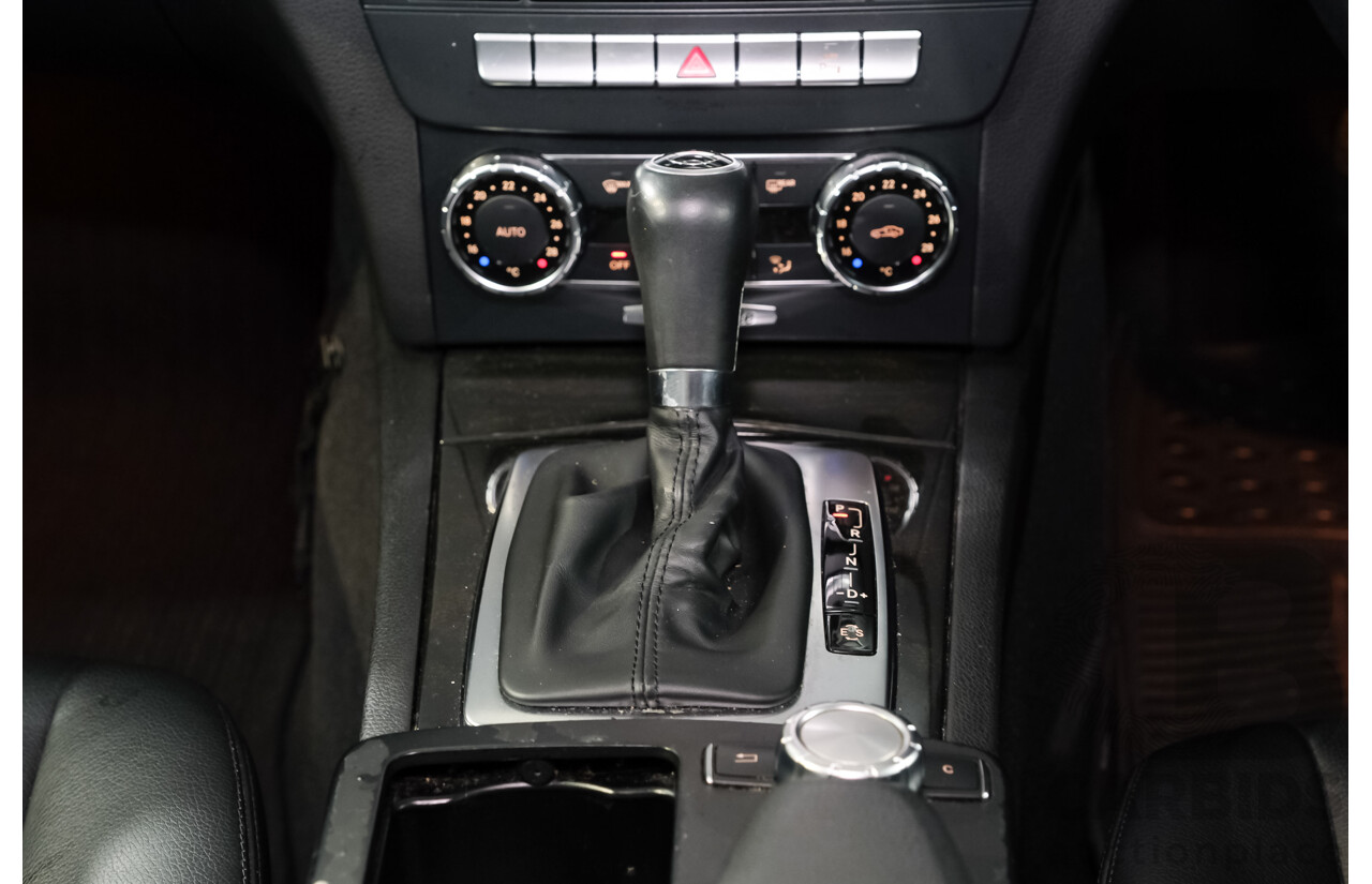 5/2011 Mercedes-Benz C250 Elegance BE W204 MY11 4d Sedan Palladium Silver Metallic Turbo 1.8L