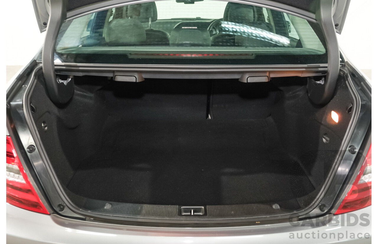 5/2011 Mercedes-Benz C250 Elegance BE W204 MY11 4d Sedan Palladium Silver Metallic Turbo 1.8L
