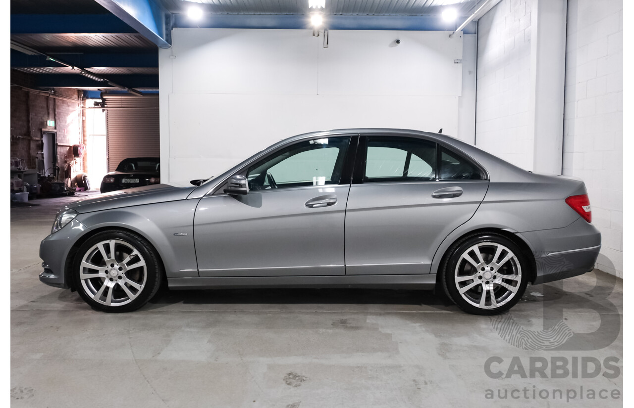 5/2011 Mercedes-Benz C250 Elegance BE W204 MY11 4d Sedan Palladium Silver Metallic Turbo 1.8L