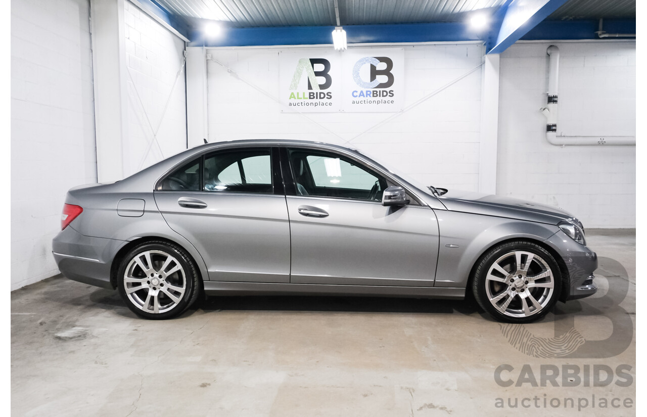 5/2011 Mercedes-Benz C250 Elegance BE W204 MY11 4d Sedan Palladium Silver Metallic Turbo 1.8L