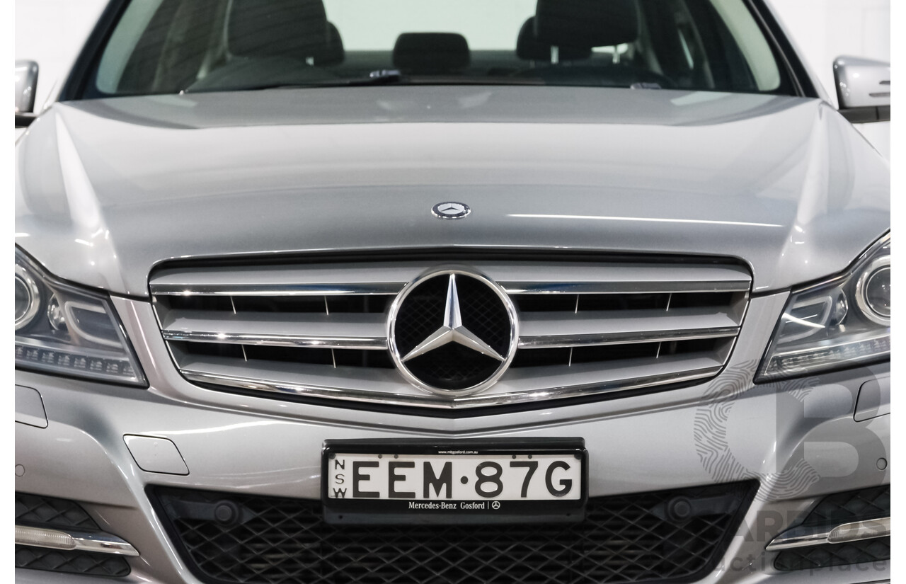 5/2011 Mercedes-Benz C250 Elegance BE W204 MY11 4d Sedan Palladium Silver Metallic Turbo 1.8L