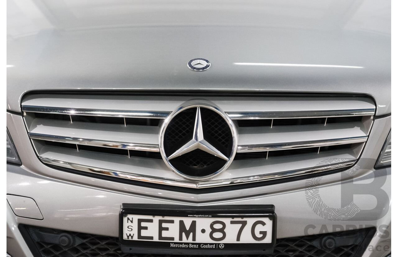 5/2011 Mercedes-Benz C250 Elegance BE W204 MY11 4d Sedan Palladium Silver Metallic Turbo 1.8L