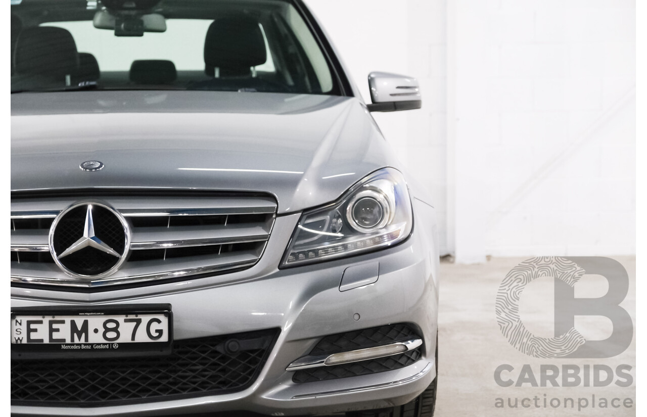 5/2011 Mercedes-Benz C250 Elegance BE W204 MY11 4d Sedan Palladium Silver Metallic Turbo 1.8L