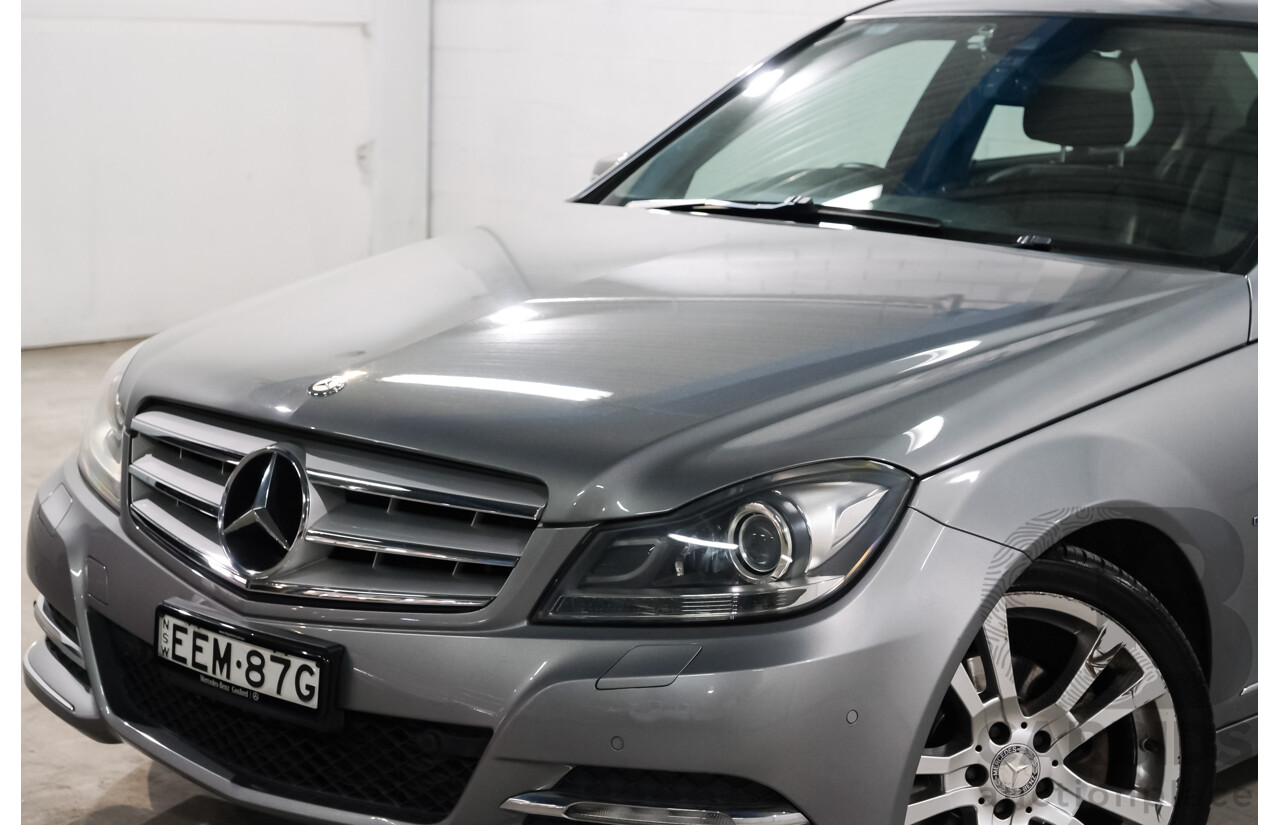 5/2011 Mercedes-Benz C250 Elegance BE W204 MY11 4d Sedan Palladium Silver Metallic Turbo 1.8L
