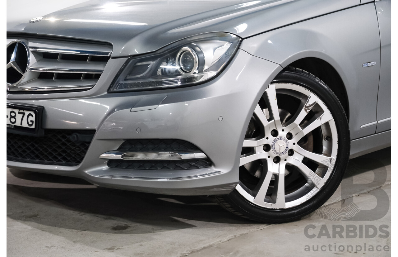 5/2011 Mercedes-Benz C250 Elegance BE W204 MY11 4d Sedan Palladium Silver Metallic Turbo 1.8L