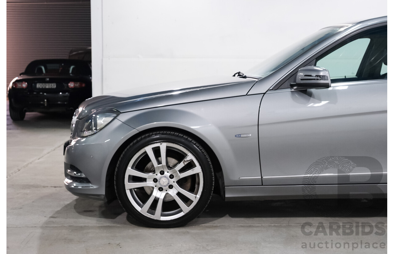 5/2011 Mercedes-Benz C250 Elegance BE W204 MY11 4d Sedan Palladium Silver Metallic Turbo 1.8L