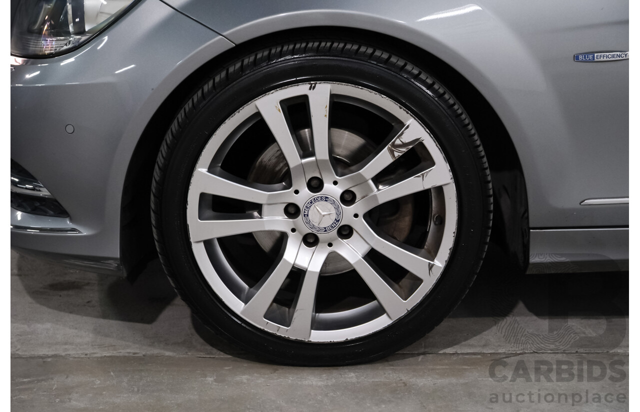 5/2011 Mercedes-Benz C250 Elegance BE W204 MY11 4d Sedan Palladium Silver Metallic Turbo 1.8L