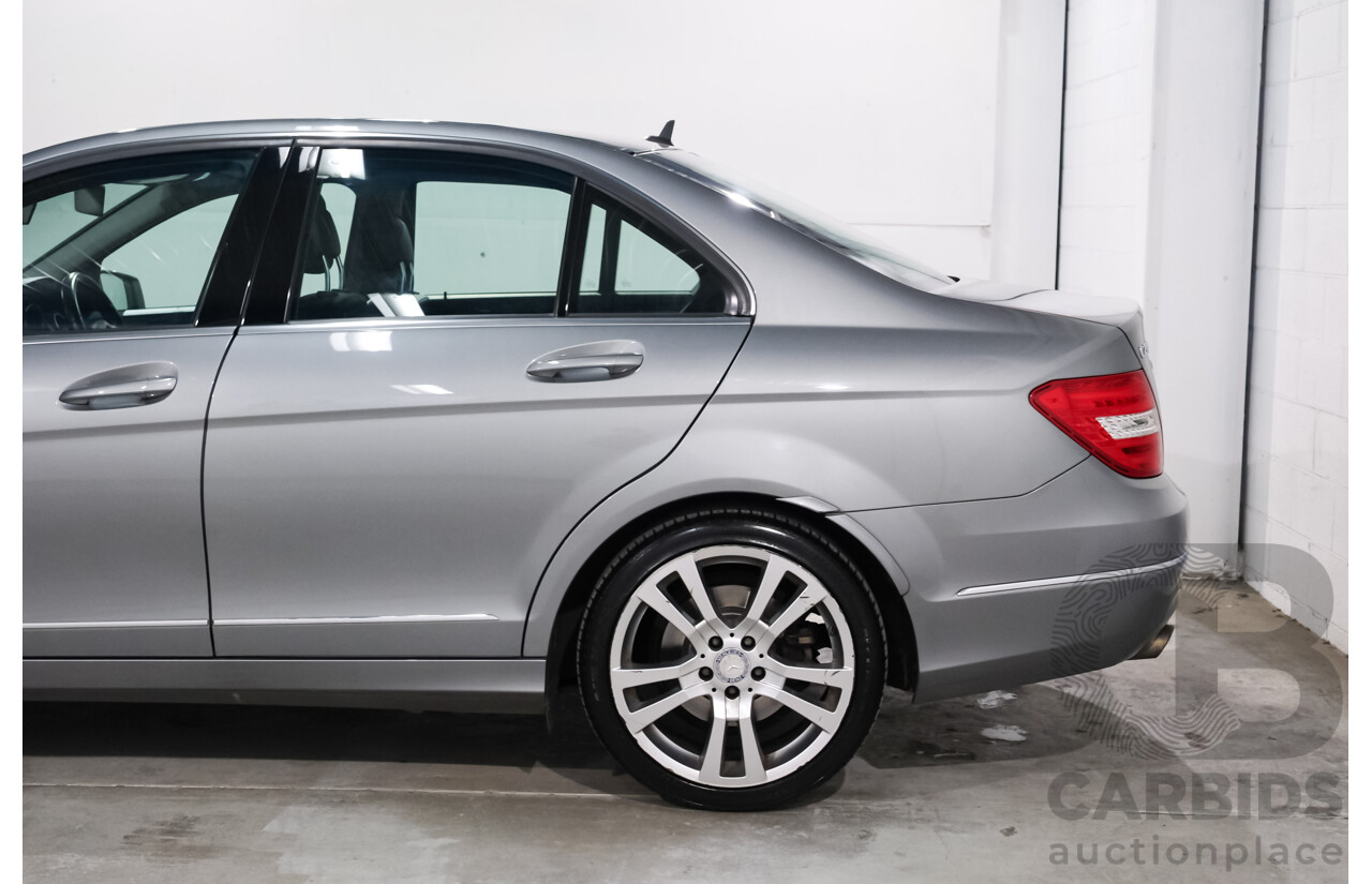 5/2011 Mercedes-Benz C250 Elegance BE W204 MY11 4d Sedan Palladium Silver Metallic Turbo 1.8L