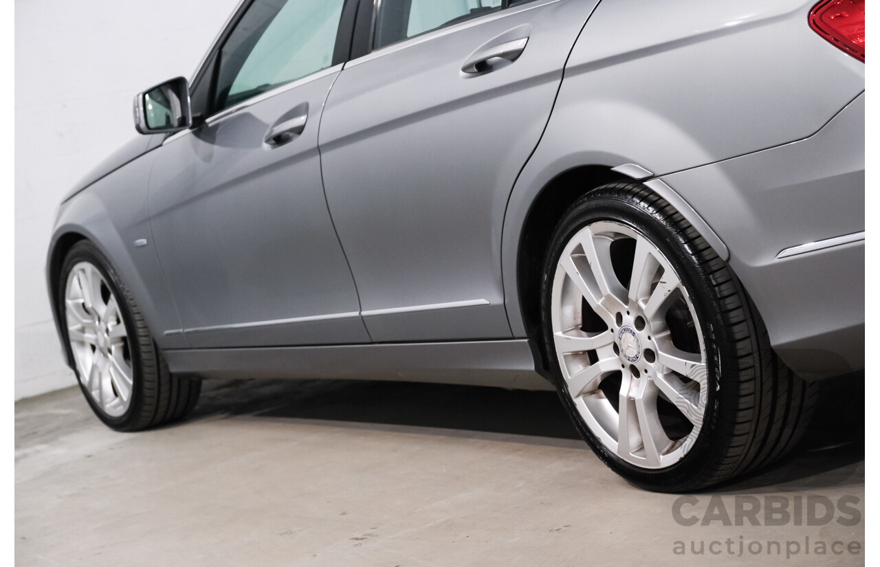 5/2011 Mercedes-Benz C250 Elegance BE W204 MY11 4d Sedan Palladium Silver Metallic Turbo 1.8L