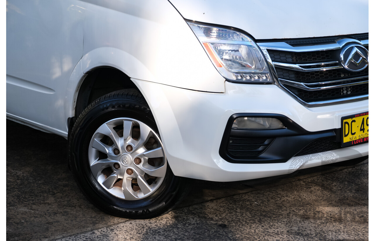 07/2019 LDV V80 SWB LOW (FWD) K1 MY19 4d Van Blanc White Turbo Diesel 2.5L