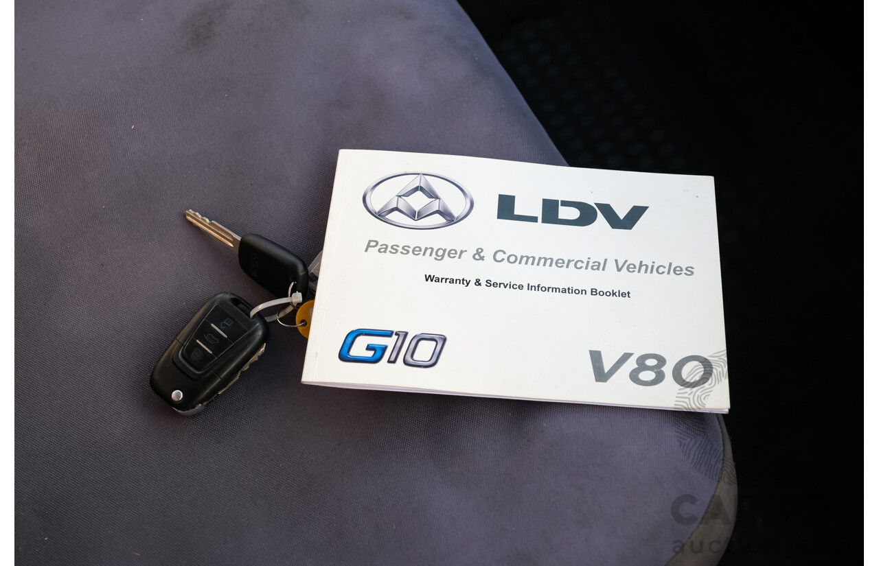 07/2019 LDV V80 SWB LOW (FWD) K1 MY19 4d Van Blanc White Turbo Diesel 2.5L