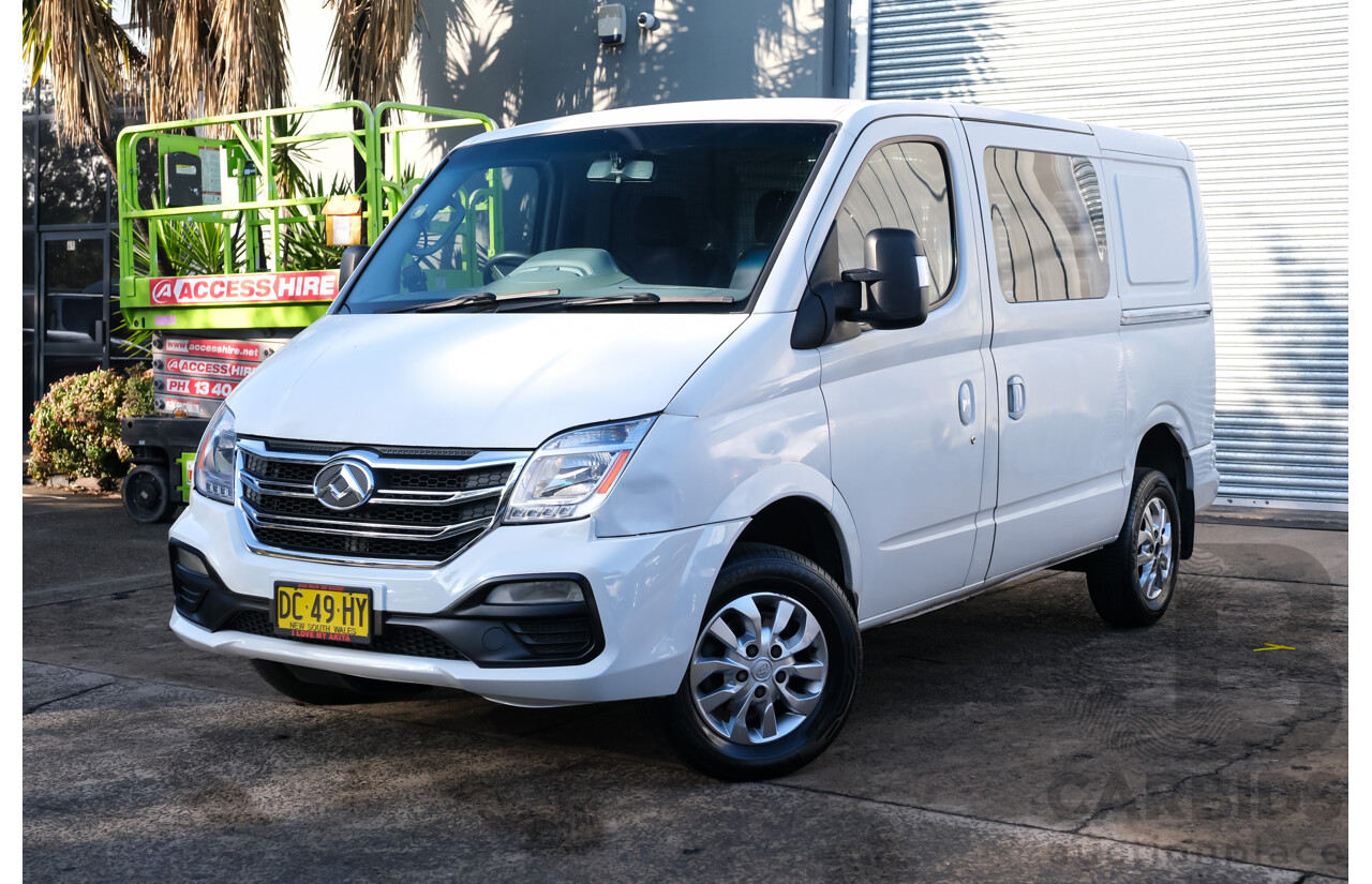 07/2019 LDV V80 SWB LOW (FWD) K1 MY19 4d Van Blanc White Turbo Diesel 2.5L