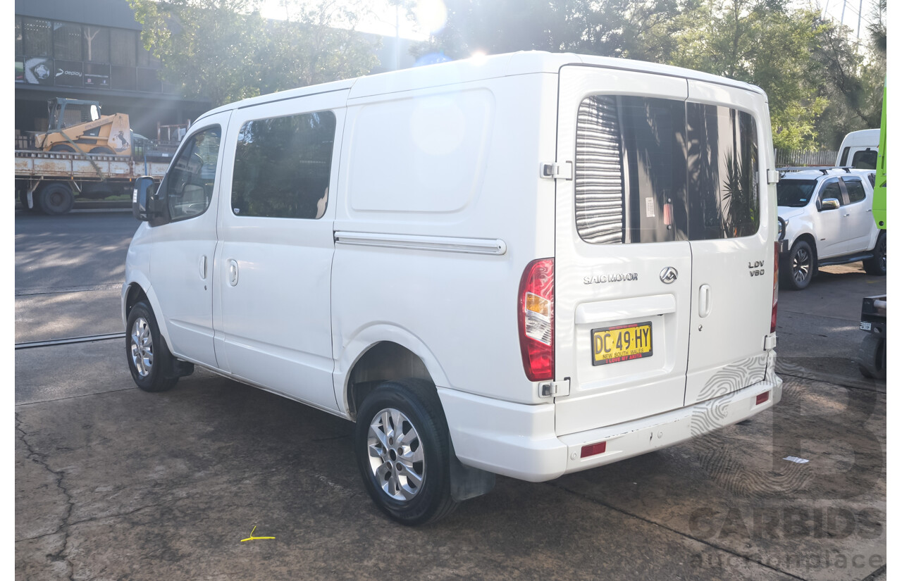 07/2019 LDV V80 SWB LOW (FWD) K1 MY19 4d Van Blanc White Turbo Diesel 2.5L