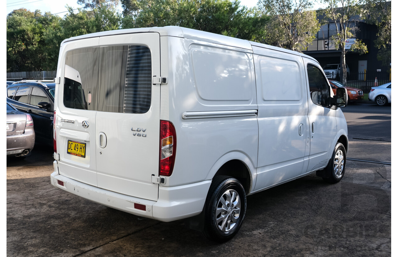 07/2019 LDV V80 SWB LOW (FWD) K1 MY19 4d Van Blanc White Turbo Diesel 2.5L