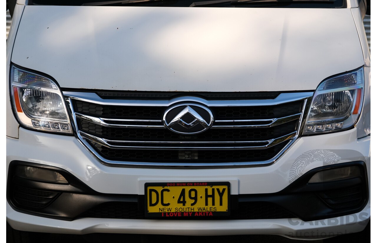 07/2019 LDV V80 SWB LOW (FWD) K1 MY19 4d Van Blanc White Turbo Diesel 2.5L