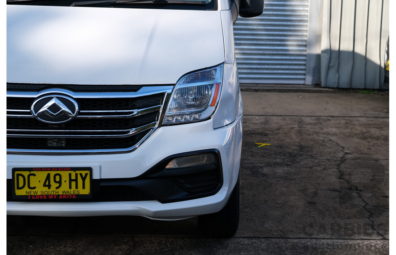 07/2019 LDV V80 SWB LOW (FWD) K1 MY19 4d Van Blanc White Turbo Diesel 2.5L