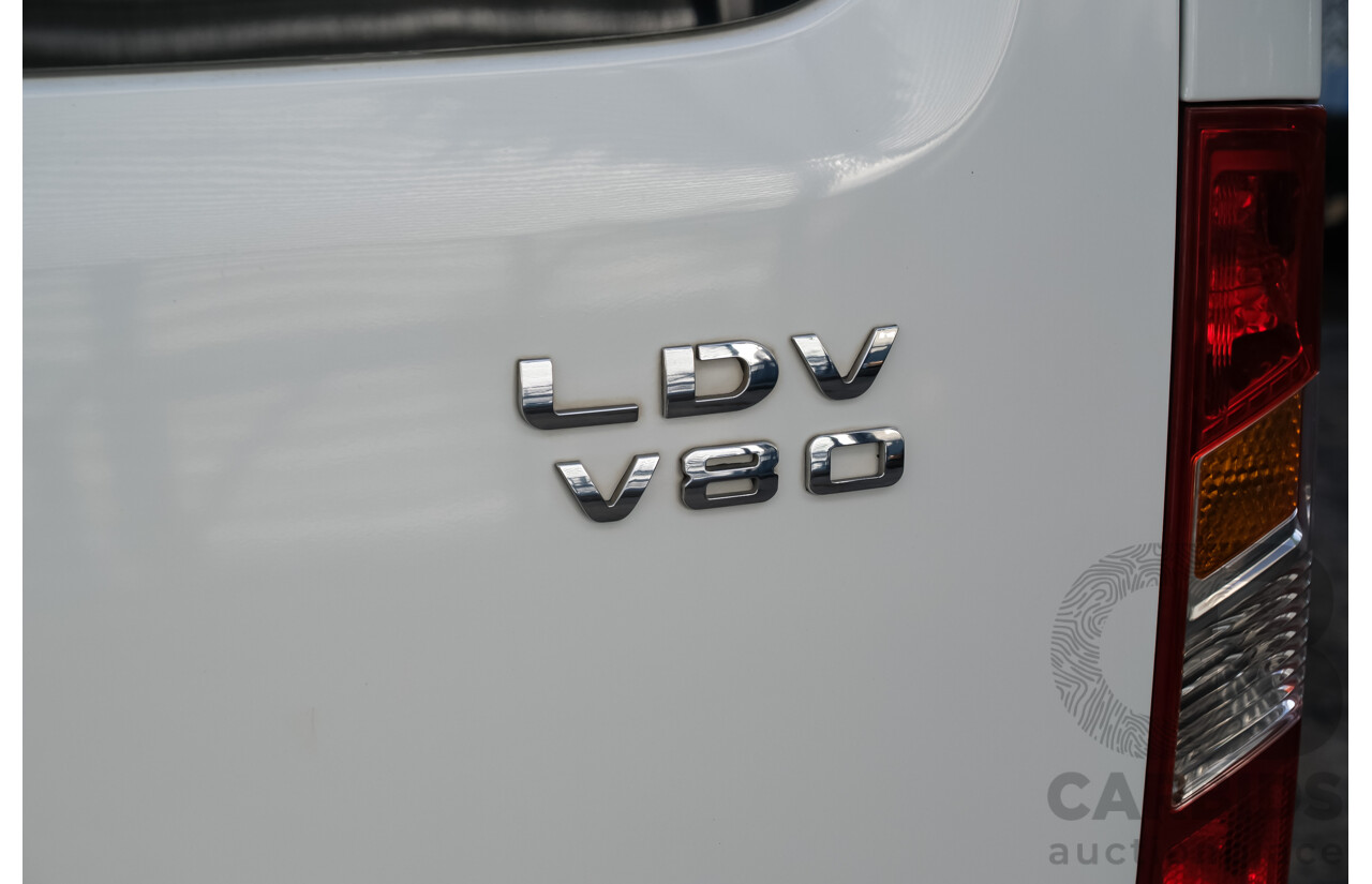 07/2019 LDV V80 SWB LOW (FWD) K1 MY19 4d Van Blanc White Turbo Diesel 2.5L