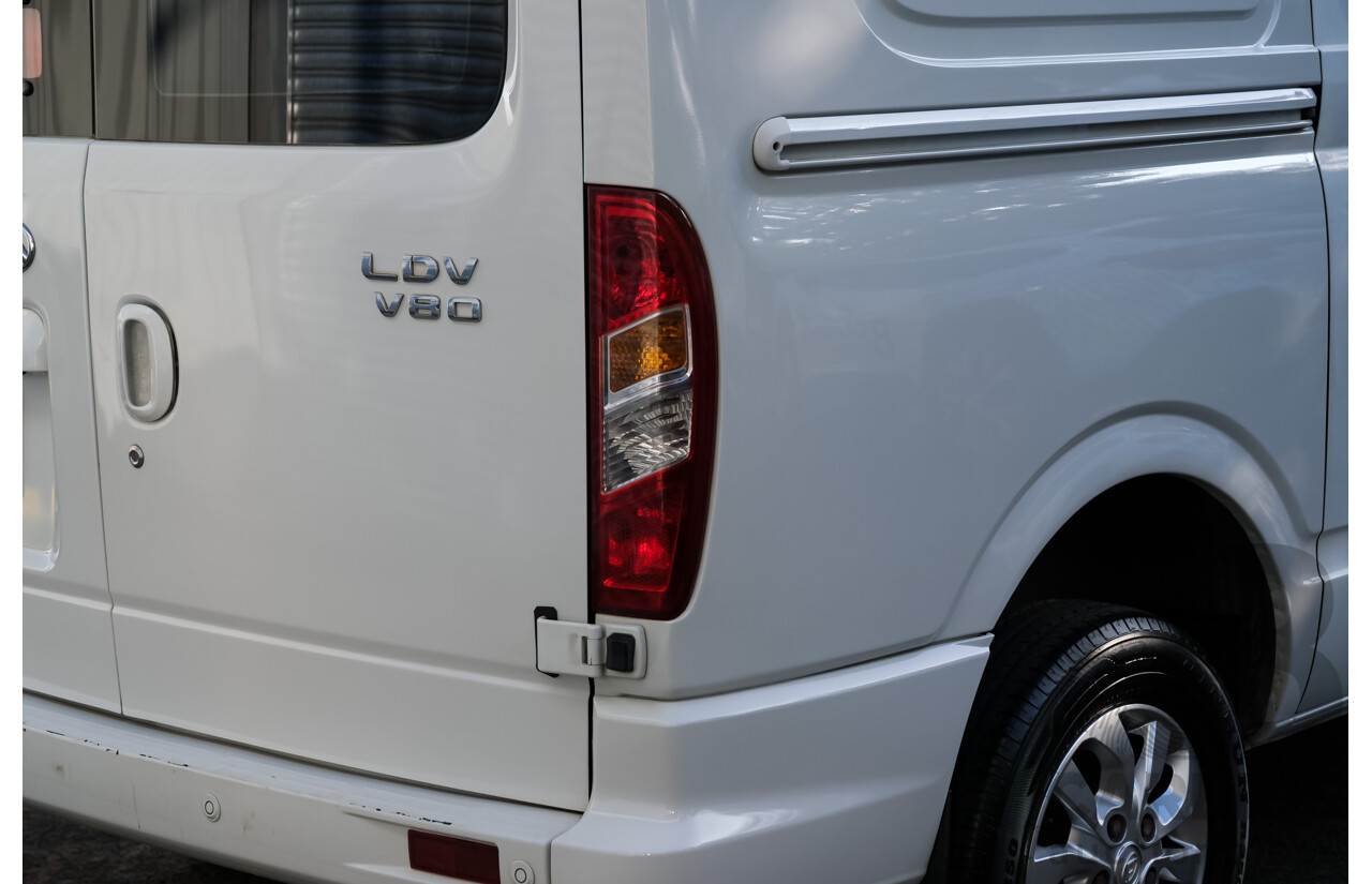 07/2019 LDV V80 SWB LOW (FWD) K1 MY19 4d Van Blanc White Turbo Diesel 2.5L