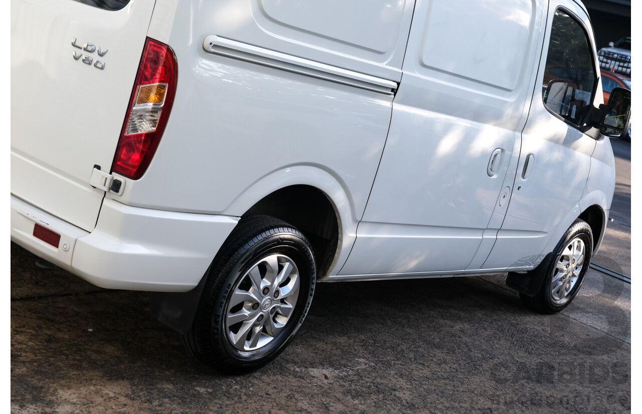 07/2019 LDV V80 SWB LOW (FWD) K1 MY19 4d Van Blanc White Turbo Diesel 2.5L