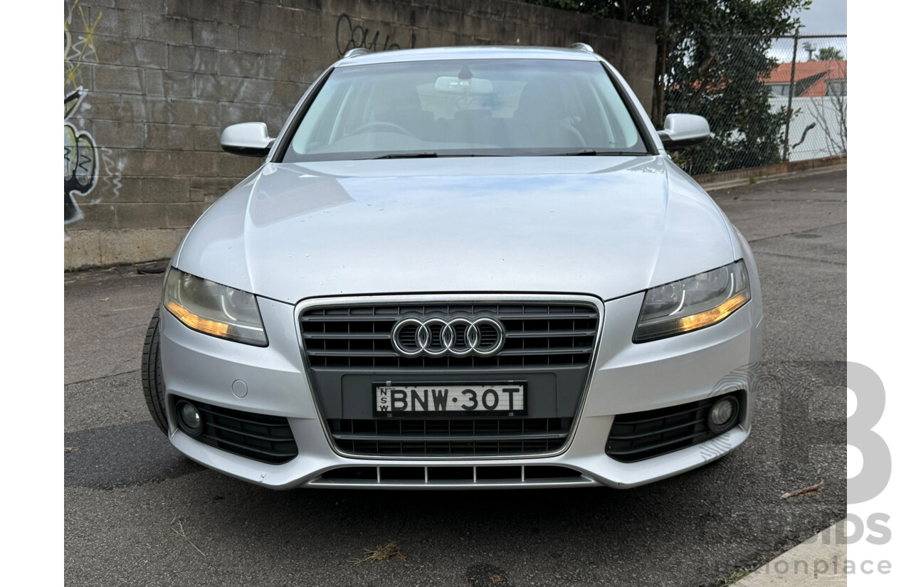 4/2010 Audi A4 2.0 TDI Avant B8 (8K) 4d Wagon Ice Silver Metallic Turbo Diesel 2.0L