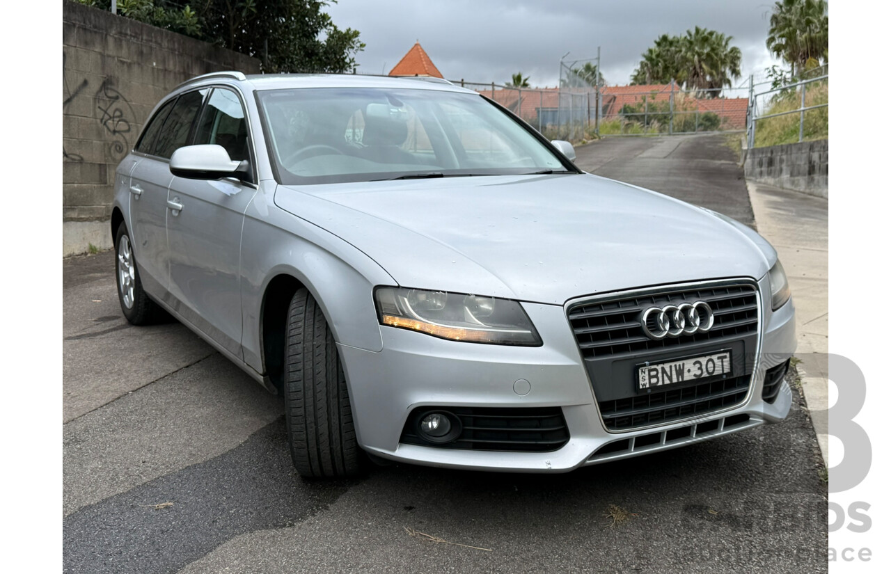 4/2010 Audi A4 2.0 TDI Avant B8 (8K) 4d Wagon Ice Silver Metallic Turbo Diesel 2.0L