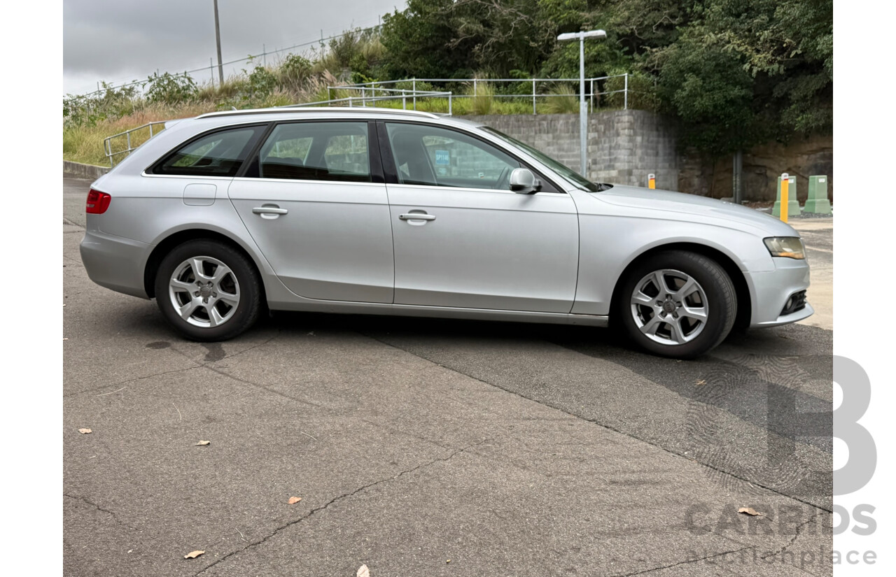 4/2010 Audi A4 2.0 TDI Avant B8 (8K) 4d Wagon Ice Silver Metallic Turbo Diesel 2.0L
