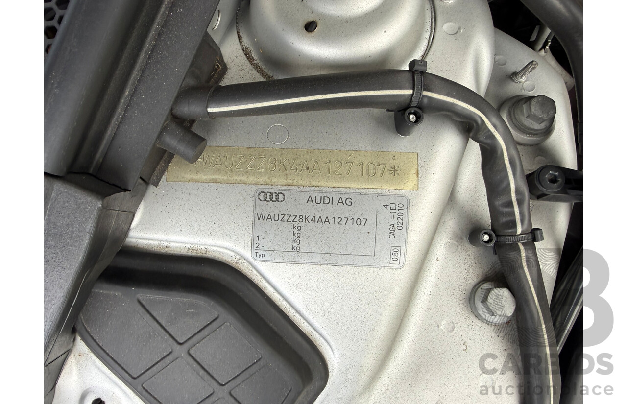 4/2010 Audi A4 2.0 TDI Avant B8 (8K) 4d Wagon Ice Silver Metallic Turbo Diesel 2.0L
