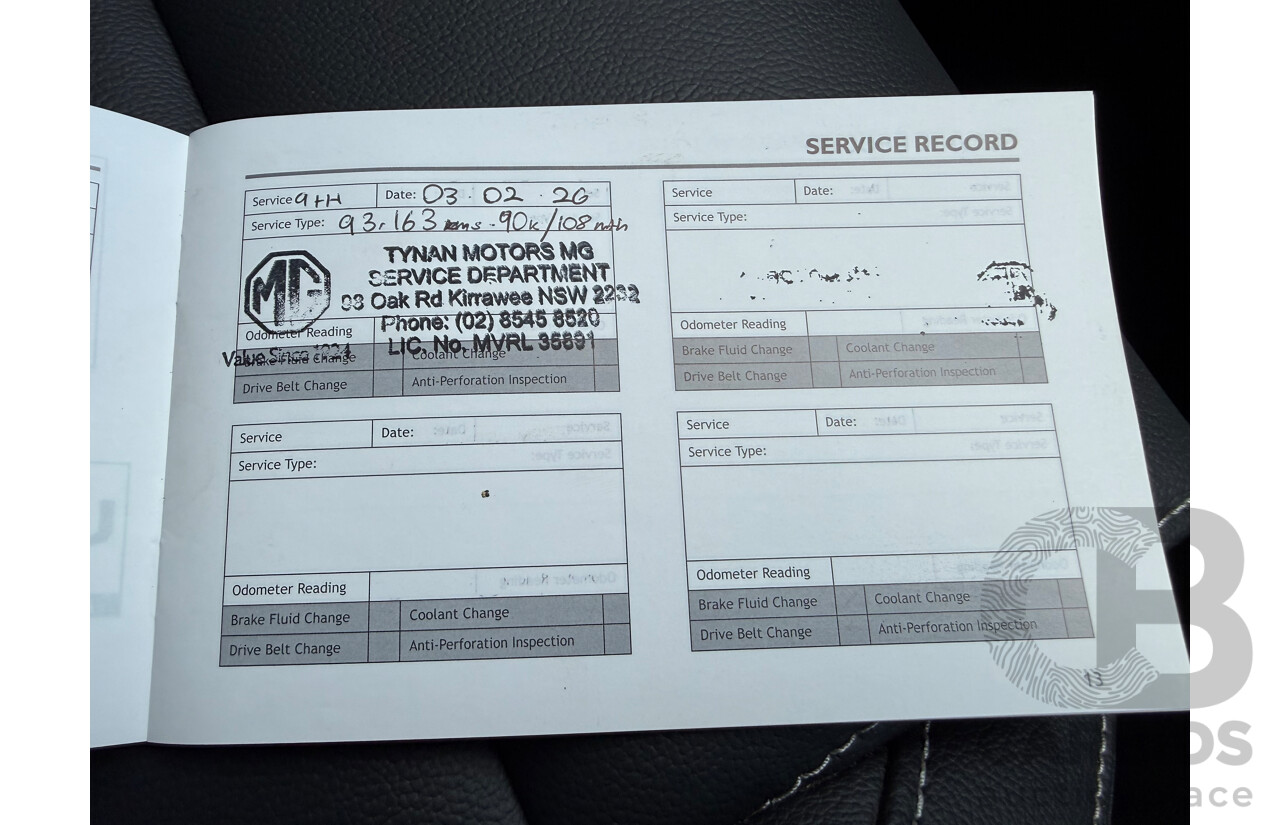 12/2020 MG ZS Excite (FWD) AZS1 MY21 4d Wagon Dover White 1.5L