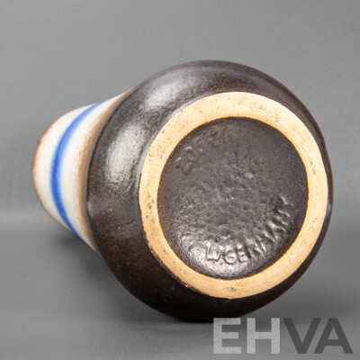 Good Quality Mid Century West German Glazed Ceramic Vase Marked 206-26