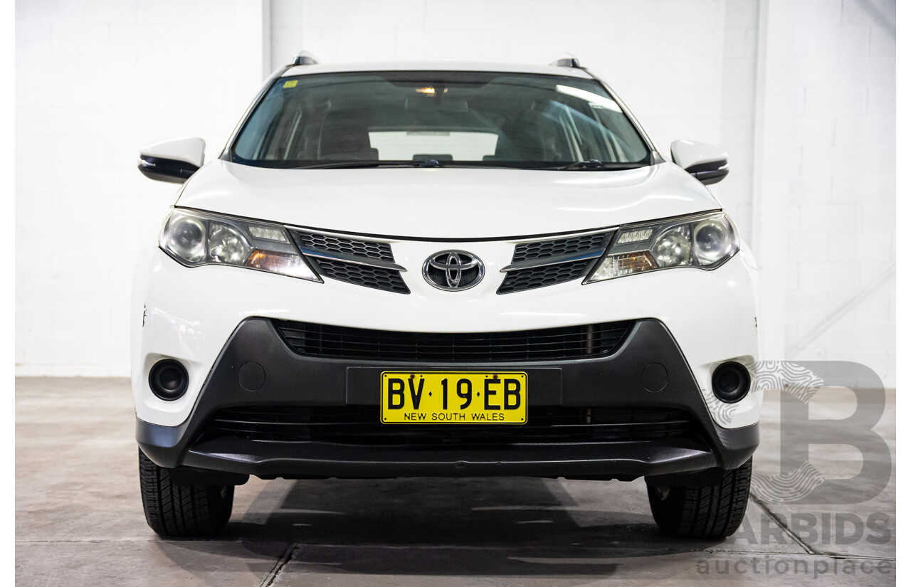 6/2013 Toyota RAV4 GX (FWD) ZSA42R 4d Wagon White 2.0L