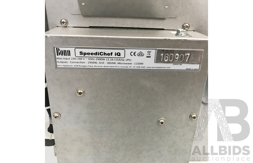 BONN SpeediChef IQ Heavy Duty Commercial Speed Oven