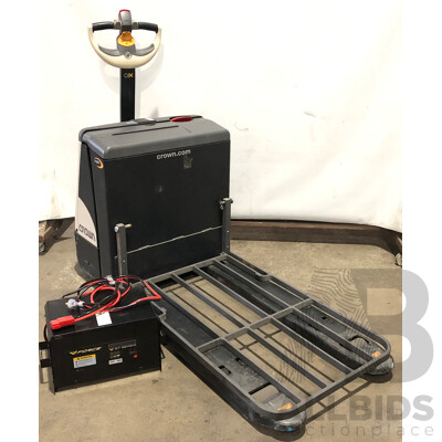 Crown Electric Pallet Truck and Charger - WP 3000