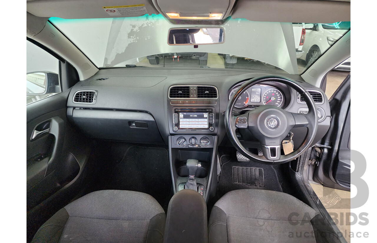 8/2010 Volkswagen Polo 66 TDI Comfortline 6R 5d Hatchback Grey 1.6L