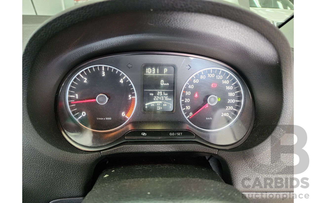 8/2010 Volkswagen Polo 66 TDI Comfortline 6R 5d Hatchback Grey 1.6L