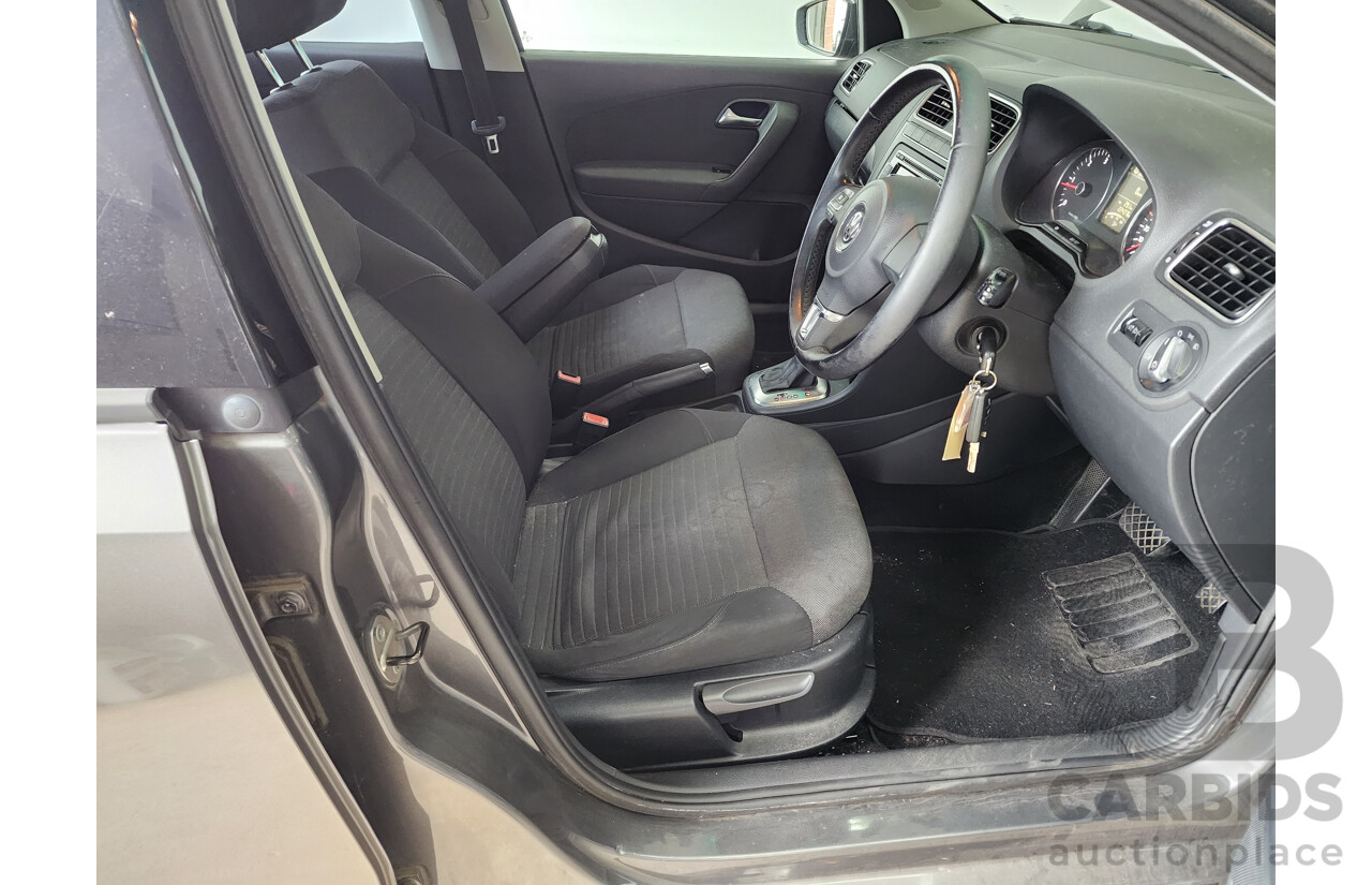 8/2010 Volkswagen Polo 66 TDI Comfortline 6R 5d Hatchback Grey 1.6L