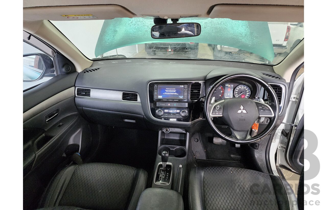 4/2014 Mitsubishi Outlander LS (4x4) ZJ MY14.5 4d Wagon Green 2.3L