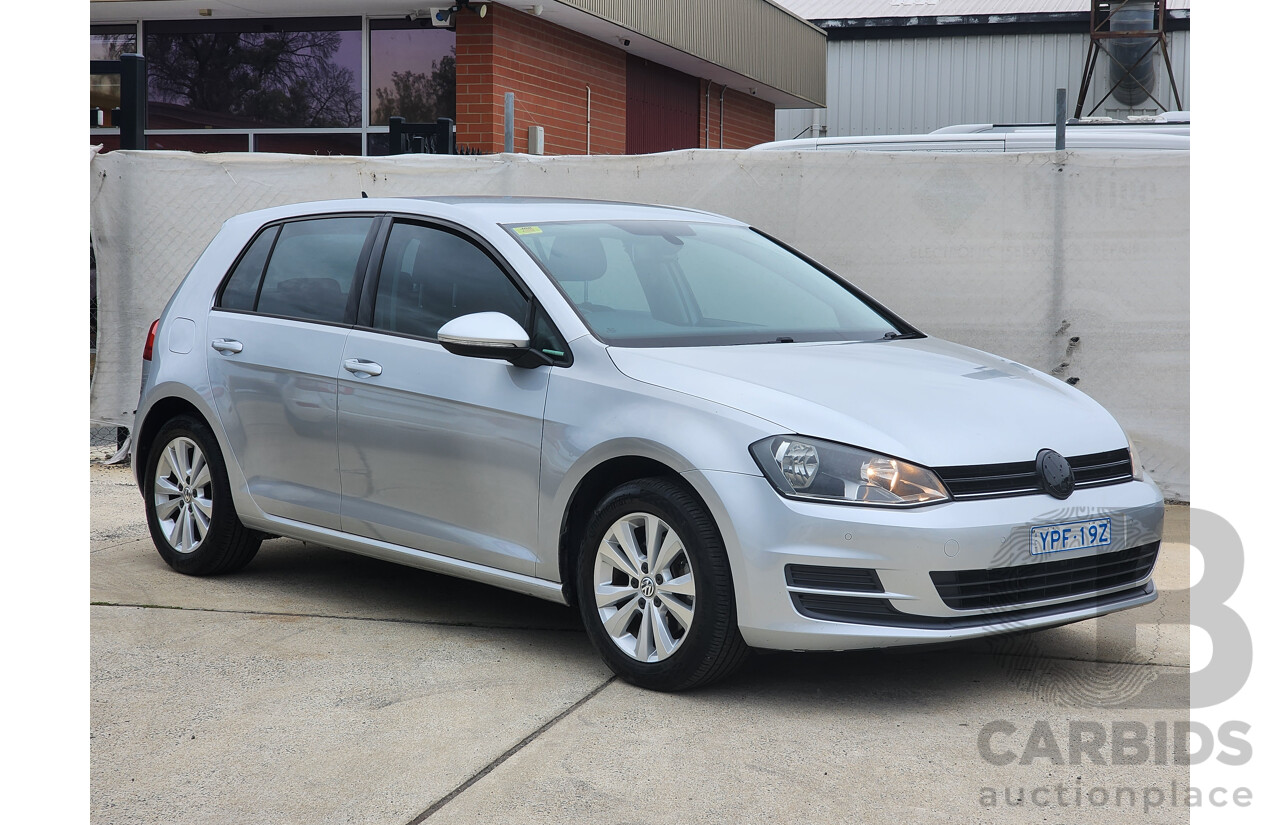 10/2015 Volkswagen Golf 92 TSI Comfortline AU MY16 5d Hatchback Silver 1.4L