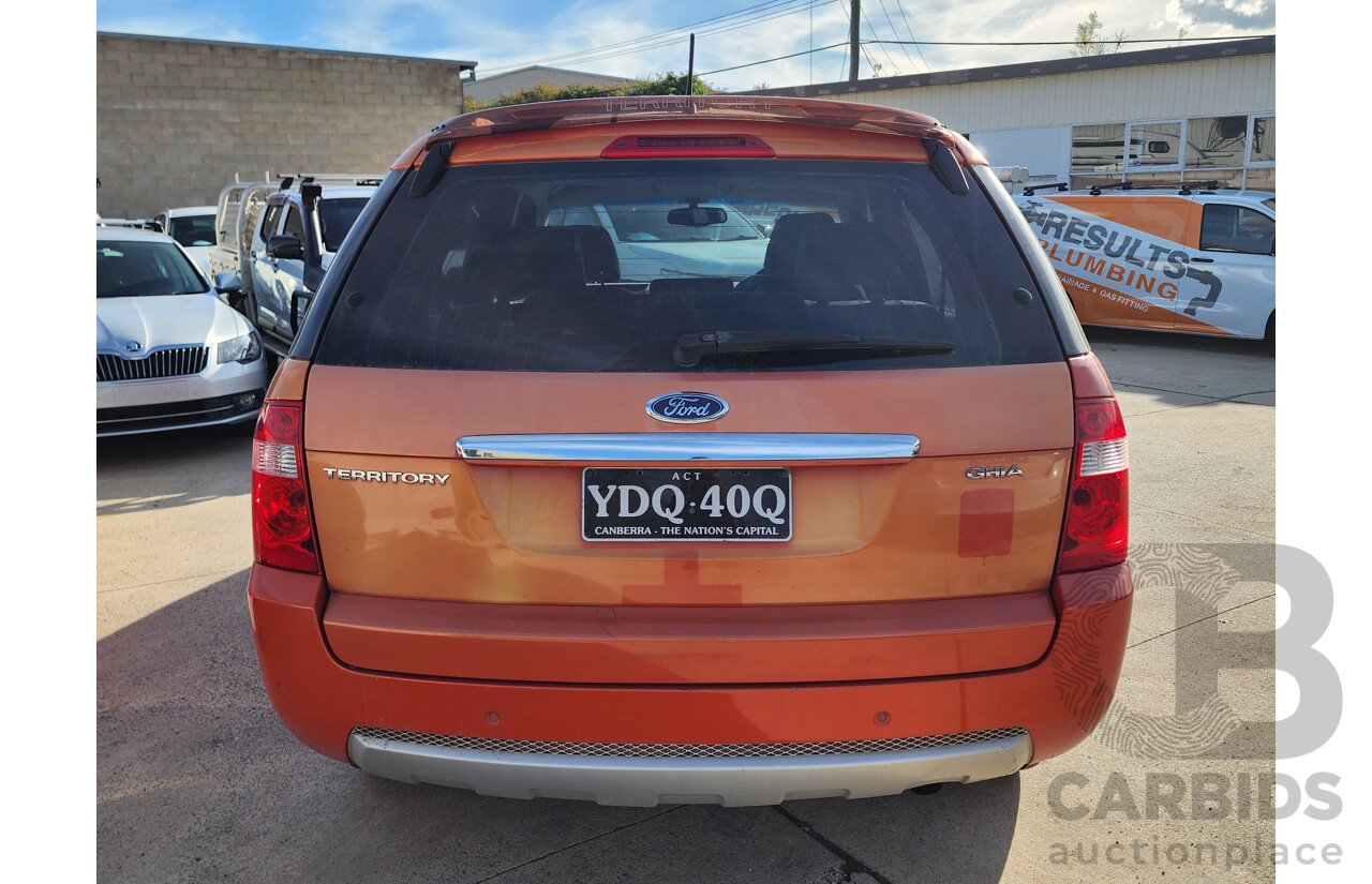 5/2004 Ford Territory GHIA (4x4) SX 4d Wagon Orange 4.0L