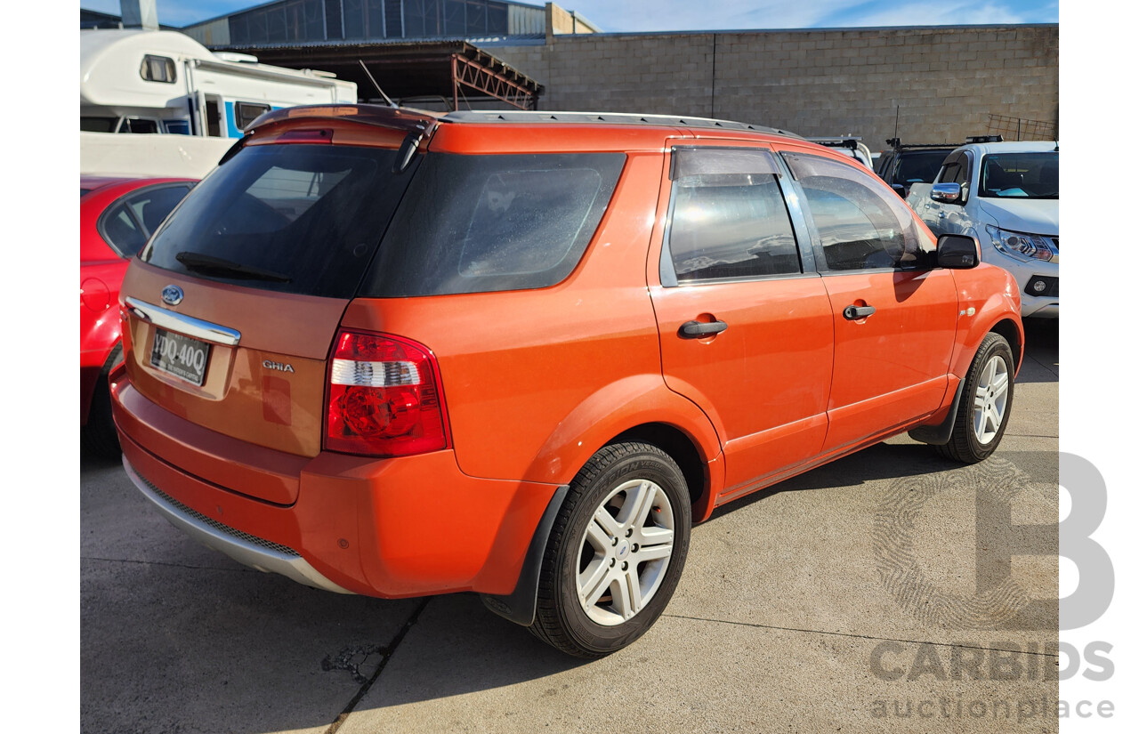 5/2004 Ford Territory GHIA (4x4) SX 4d Wagon Orange 4.0L