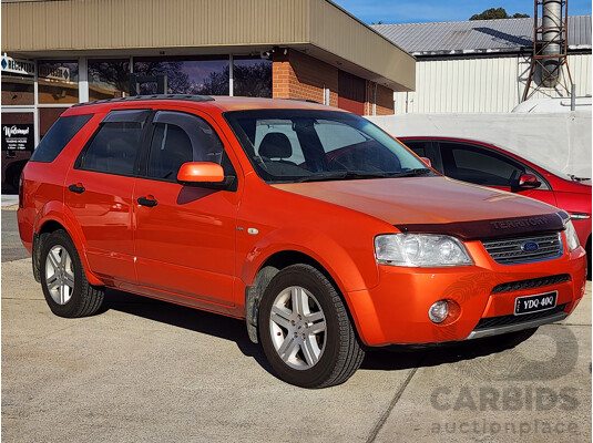 5/2004 Ford Territory GHIA (4x4) SX 4d Wagon Orange 4.0L