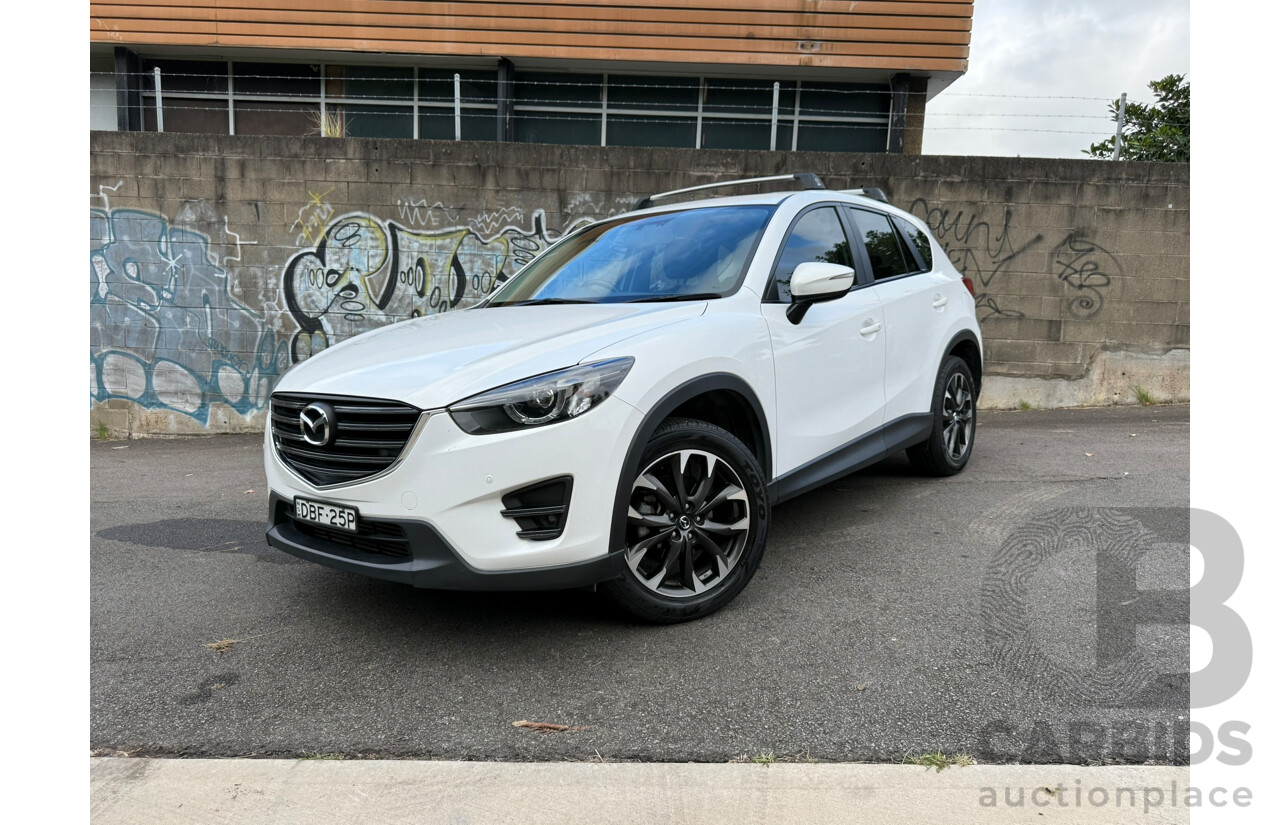 10/2015 Mazda Cx-5 GT (4x4) AWD MY15 4D Wagon Crystal White Pearl Turbo Diesel 2.2L