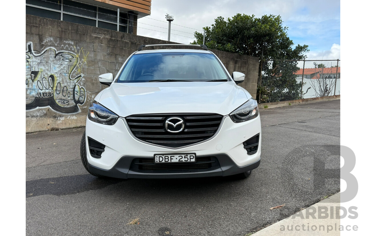 10/2015 Mazda Cx-5 GT (4x4) AWD MY15 4D Wagon Crystal White Pearl Turbo Diesel 2.2L